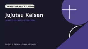 Jujutsu Kaisen - grafica editoriale per la guida